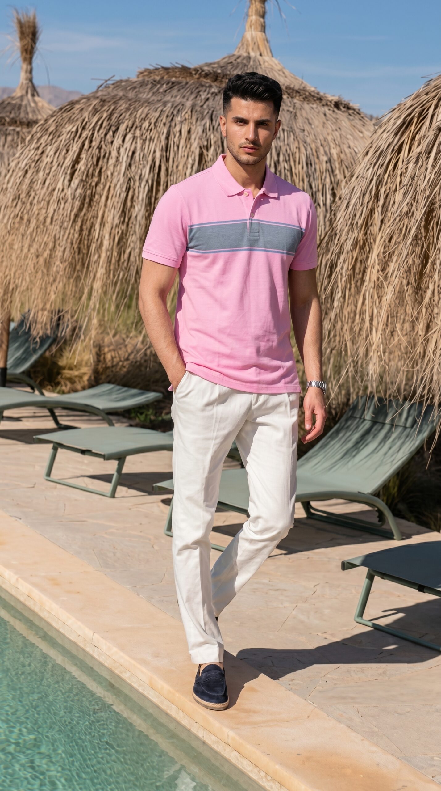 blossom blue striped polo shirt blossom blue striped polo shirt
