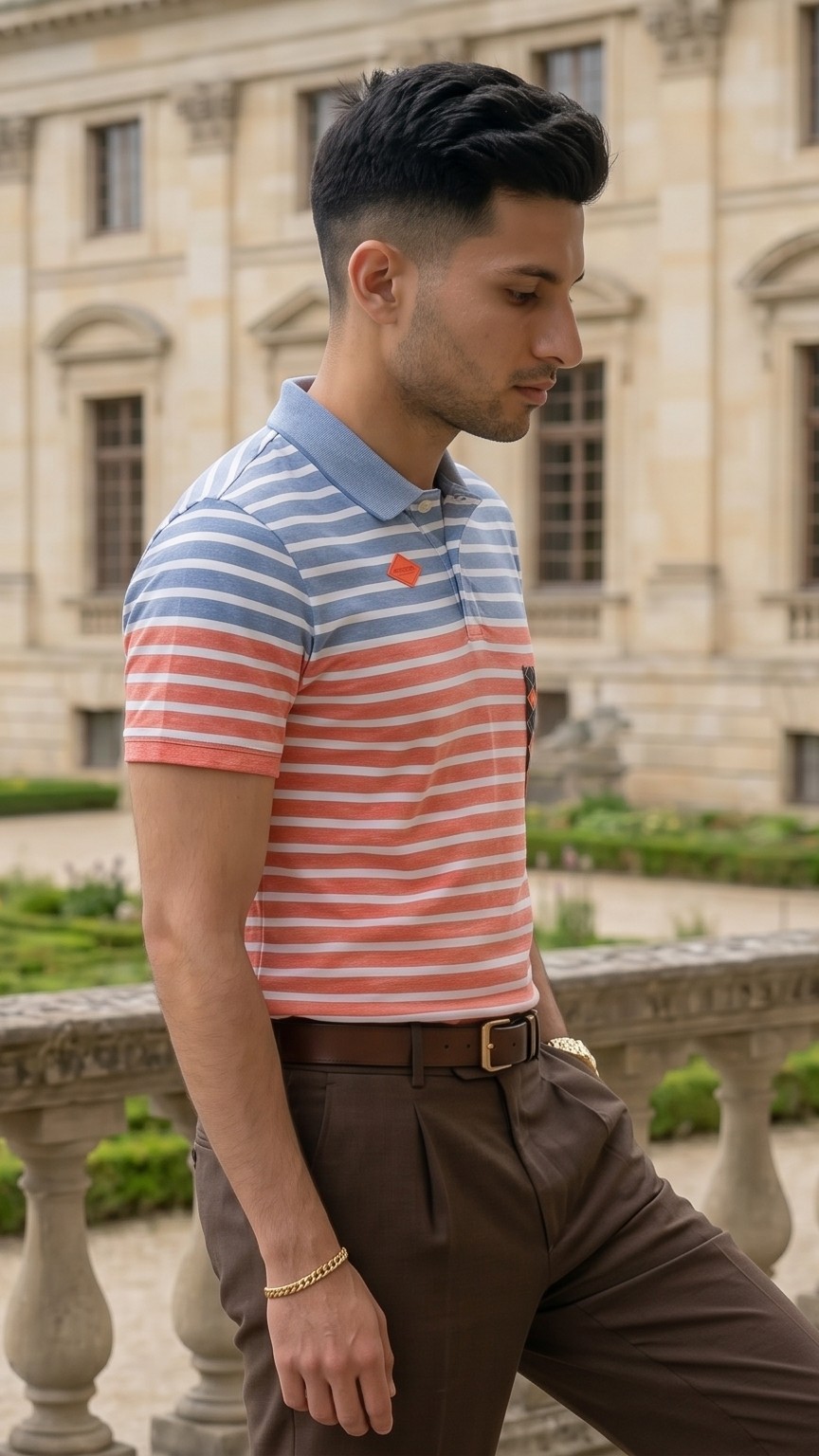twin striped polo shirts twin striped polo shirts