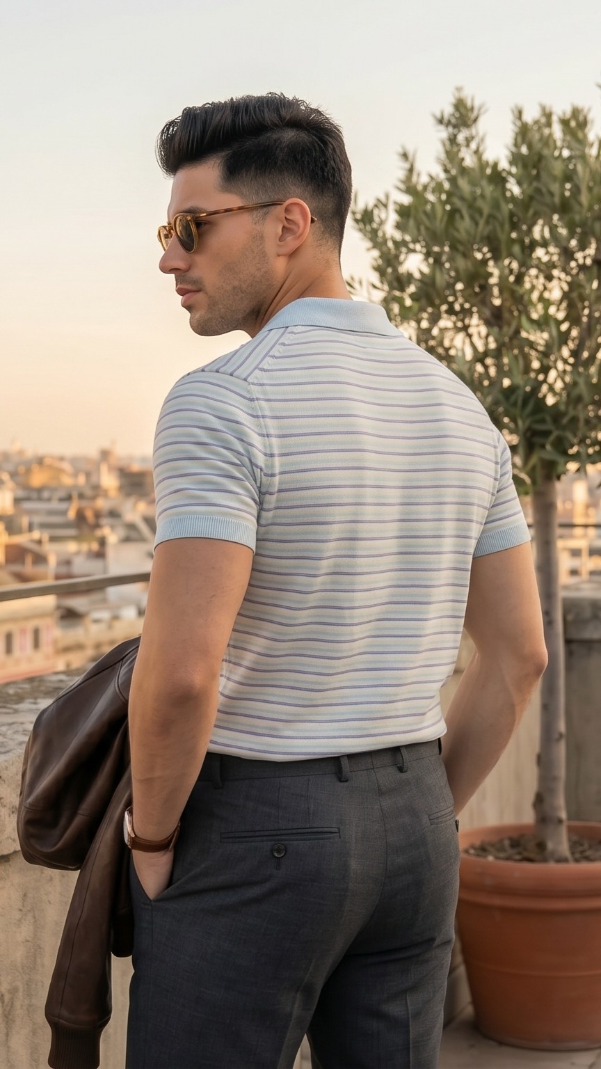 thin striped harbor blue polo shirt thin striped harbor blue polo shirt