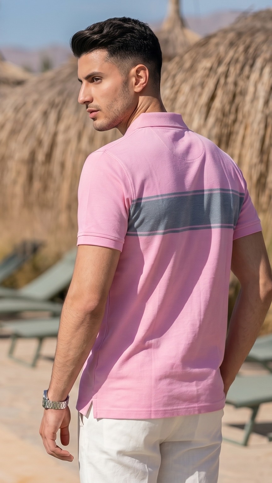 blossom blue striped polo shirt blossom blue striped polo shirt